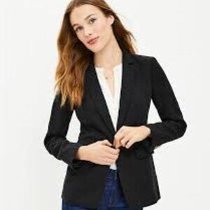 Ann Taylor Black 2 Button Jacket